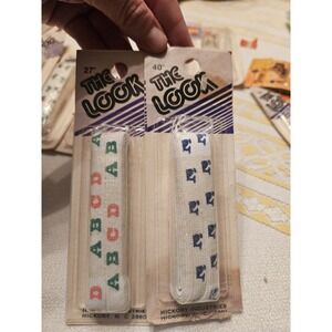 Vintage 27" & 40" The Look Shoelaces 2 Pair NOS‎ ABCs & Whales